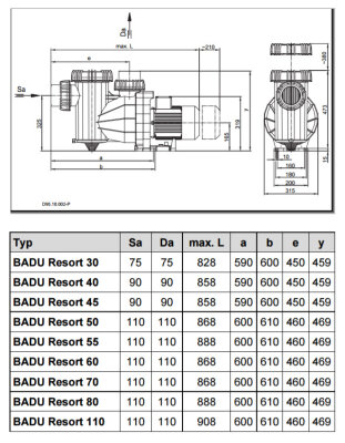 Speck Filterpumpe BADU Resort 55 4,00kW 400 V