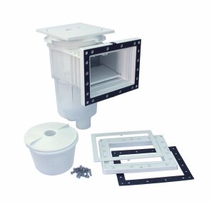 BALI Sunset Pool Rechteckbecken Set EPS 25 Komplettset blau