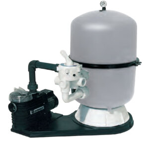 BALI Sunset Pool Rechteckbecken Set EPS 30 Komplettset blau