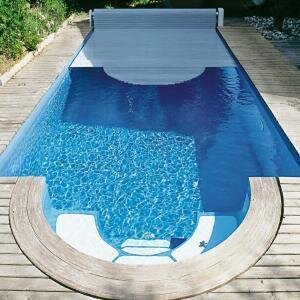GFK Pool Einbau-Schwimmbecken 4x2,5x1,25 Schwimmbad Hersteller Gartenpool SET 