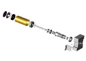 Bieri Aufrollvorrichtung Unterflur Kugellager Einbautiefe...