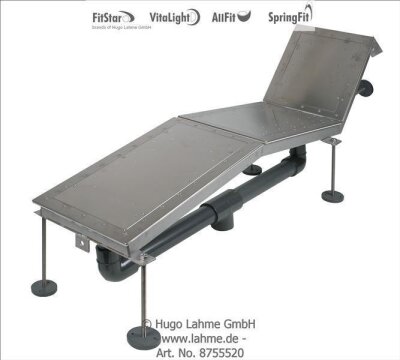 Fitstar Anschlusssatz aus V4A für 1 Luftsprudelliege