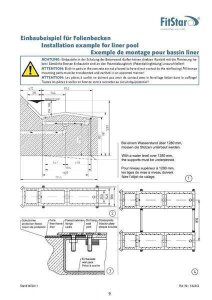 Fitstar Einbausatz 1 aus Rotguss für 1 Liege