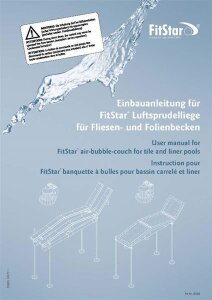 Fitstar Einbausatz aus V4A für 1 Luftsprudelliege