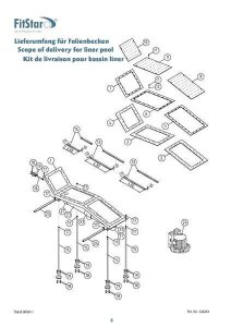 Fitstar Anschlusssatz aus V4A für 2 Luftsprudelliegen