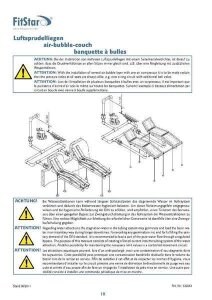 Fitstar Anschlusssatz aus V4A für 3 Luftsprudelliegen