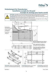 Fitstar Anschlusssatz aus V4A für 3 Luftsprudelliegen