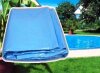 Ersatz Schwimmbadfolie Rundbecken d 360 cm Stärke 0,22 mm Höhe 90 cm überlappend