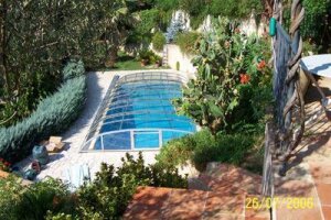 VÖROKA Flair Schwimmbad Überdachung B: 4,75m x L: 9,64m H: ca. 0,85m