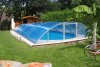 VÖROKA SELECT Schwimmbad Überdachung B: 5,50m x L: bis 10,70m H: ca. 1,45m (Außenmaße)