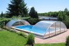 VÖROKA SELECT Schwimmbad Überdachung B: 5,50m x L: bis 10,70m H: ca. 1,45m (Außenmaße)