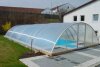 VÖROKA SELECT Schwimmbad Überdachung B: 5,50m x L: bis 10,70m H: ca. 1,45m (Außenmaße)