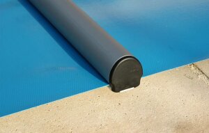 WALU Pool Eve Rollschutzabdeckung Maßanfertigung Sonderform + Überlaufrinne pro m²