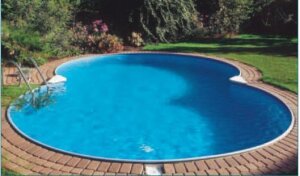 MTH SUNNY POOL Achtformbecken Schwimmbad 0,6 mm Folie