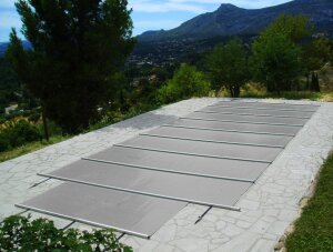 WALU Pool Eve Rollschutz Sicherheitsabdeckung inkl. Kurbel