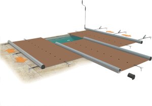 WALU Pool Evolution Rollschutz Sicherheitsabdeckung inkl. Kurbel