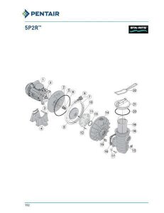 Sta-Rite O-Ring Pumpenplatte 5P2R + 5P4/6RPumpe...