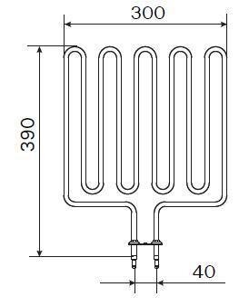 Harvia Heizstab Saunaofen 2670 W ZSL-316
