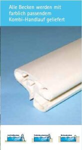 Future Pool Rundschwimmbecken Fun Höhe 150 cm Folie sand 0,8 mm Handlauf sand