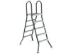 Hochbeckenleiter Classic 2 x 4 Stufen V2A Beckenhöhe bis 1,2 m Schwimmbadleiter