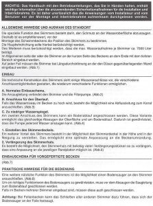 Meranus Breitmaulskimmer Oberflächenabsauger Länge 435 mm