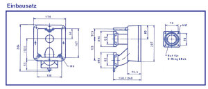 Fitstar Gegenschwimmanlage Trim-Jet  Einbausatz Rotguss