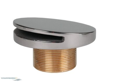 Allfit Flanschteil m. Einlaufmuschel aus A4 Folienbecken