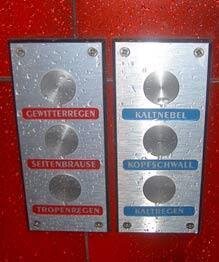 WDT Tasterplatte Namenschild Nieselregen