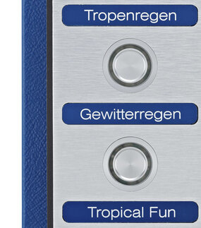 WDT Tasterplatte Namenschild Seitenbrausen