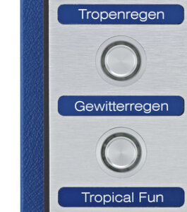 WDT Tasterplatte Namenschild Seitenbrausen