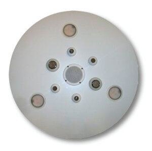 WDT Erlebnisdusche Funktionsplatte PVC weiss d800mm 2cm