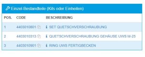 Scheinwerfer Flanschring für Scheinwerfer Swim-tec inkl. Schrauben