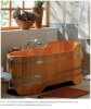Holzbadewanne Lärche 164 cm x140 cm