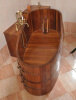 Holzbadewanne Kambala 164 cm x 140 cm