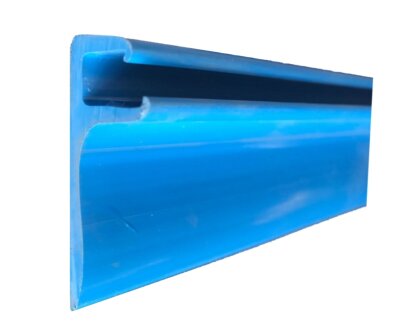 MTH Spezial Einhängeprofil gerade Länge 200 cm Wandbefestigung weiß