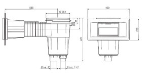 Aktion Astral Breitmaulskimmer Oberflächenabsauger...