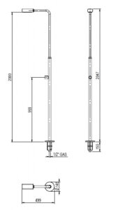 Astral Dusche Angel kalt ohne Fussbrause