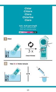 Bayrol Elektronischer Pooltester pH/Cl pH-Wert Chlor