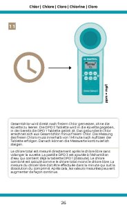 Bayrol Elektronischer Pooltester pH/Cl pH-Wert Chlor