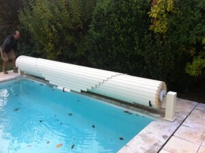 Oberflur Aufrollvorrichtung AquaTop Typ EcoTop inkl. Montagematerial 1x Wand