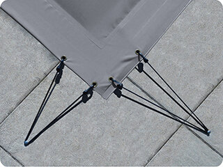 Zubehör Walu Caibiclic Spannband schwarz 60 cm