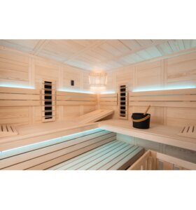 Domo Sauna Alaska Corner Infra+ 206 x 206 x 204 cm