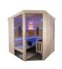 Domo Sauna Alaska Corner Infra+ 206 x 206 x 204 cm
