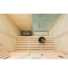 Domo Sauna Alaska Mini Infra+ 160 x 110 x 204 cm