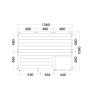 Domo Sauna Alaska Mini 160 x 110 x 204 cm