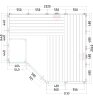 Domo Sauna Arktis Infra+ 234 x 206 x 204 cm
