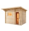 Domo Aussensauna Gartensauna Lava 341 x 230 x 270
