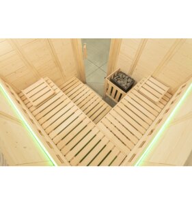 Domo Sauna Wellfun Corner 206 x 206 x 204 cm