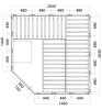 Domo Sauna Wellfun Corner 206 x 206 x 204 cm