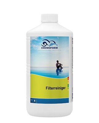 Chemoform Filterreiniger 1 l entfernt Kalk organische Partikel Öl-Reste Filterclean